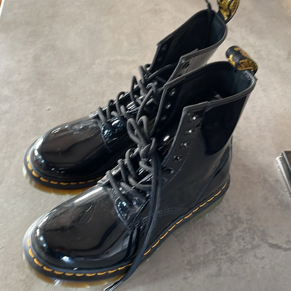 Doc Martens Patent Leather Boots